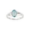 Sterling Silver Aquamarine Ring