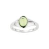 Sterling Silver Peridot Ring