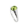 Sterling Silver Peridot Ring