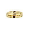 Sterling SilverWhite Cublic Zirconia  North Star Ring Over 18K Yellow Gold Plated