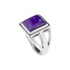 Sterling Silver Purple Turquoise Ring