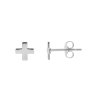 Sterling silver Cross Stud Earrings
