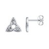 Sterling Silver Celtic Triquetra Stud Earrings