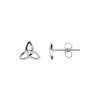 Sterling Silver Celtic Trinity Knot Stud Earrings
