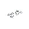Sterling Silver Mandala Flower Stud Earrings