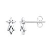 Sterling Silver Comet Stud Earrings