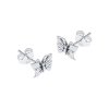 Sterling Silver Butterfly Stud Earrings