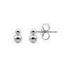 Sterling Silver Double Ball Stud Earrings