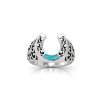 Sterling Silver Turquoise Horseshoe Ring