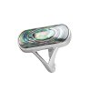 Sterling Silver Abalone Ring