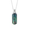 Sterling Silver Abalone With Chain 18 Inches