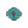 Sterling Silver Turquoise Motif Ring
