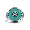 Sterling Silver Turquoise Motif Ring