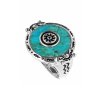 Sterling Silver Turquoise Motif Ring