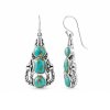 Sterling Silver Mohave Turquoise Earrings
