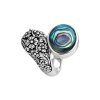 Sterling Silver Abalone Florwer Ring