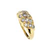 Sterling Silver Tanzanite Ring Over 18K Yellow Gold Plated