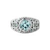 Sterling Silver Sky Blue Topaz & London Blue Topaz Ring
