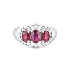 Sterling Silver Ruby Ring