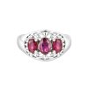 Sterling Silver Ruby Ring