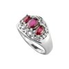 Sterling Silver Ruby Ring