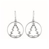 Sterling Silver Snowy Sweater Earrings