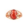 Sunstone Copper Ring