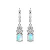 Ethiopian Opal Sterling Silver Earrings