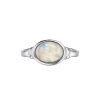 Rainbow Moonstone Sterling Silver Ring