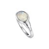 Rainbow Moonstone Sterling Silver Ring