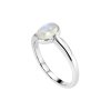 Rainbow Moonstone Sterling Silver Ring