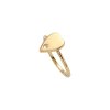 Heart 18K Yellow Gold Over Sterling Silver Ring