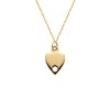 18K Yellow Gold Over Sterling Silver Pendant Necklace
