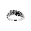 Sterling Silver Rose Ring