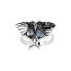 Rainbow Moonstone Sterling Silver Ring