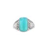 Larimar & MOP Sterling Silver Ring