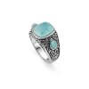 Larimar Sterling Silver Ring