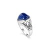 Lapis Lazuli Sterling Silver Heart Ring