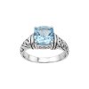 Sky Blue Topz Sterling Silver Ring