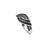 Black Spinel With Black Rhodium Sterling Silver Ring
