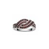 Garnet Sterling Silver Ring