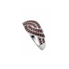 Garnet Sterling Silver Ring