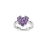 Amethyst Sterling Silver Heart Ring