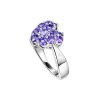 Amethyst Sterling Silver Heart Ring