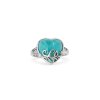 Larimar Sterling Silver Heart Ring