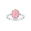 Pink Conch Shell Silver Sterling Silver Ring