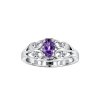 Amethyst Sterling Silver Ring