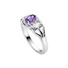 Amethyst Sterling Silver Ring