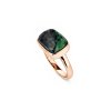Ruby Zoisite Copper Ring