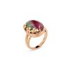 Ruby Zoisite Copper Ring